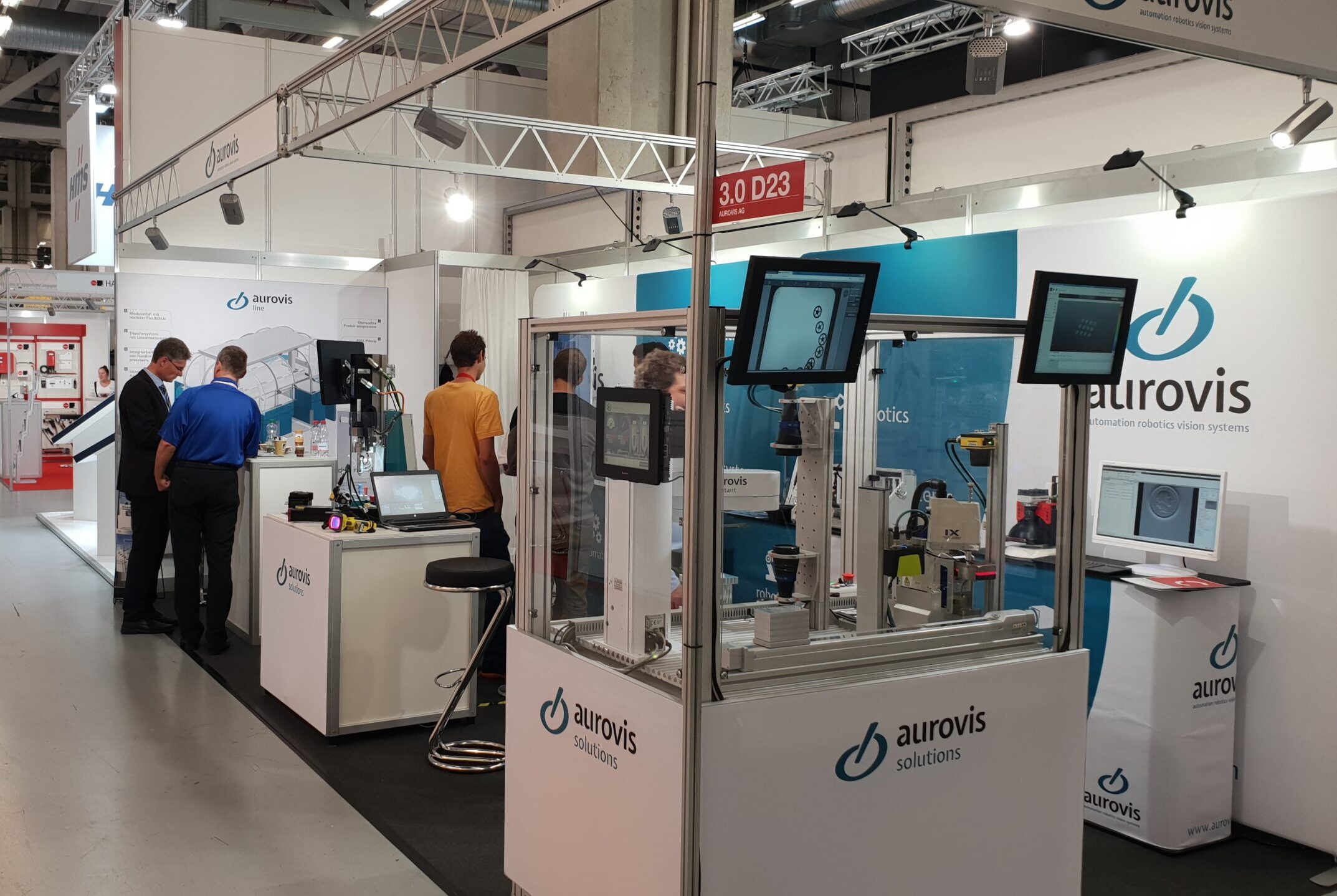 Bild Aurovis Messestand auf der Sindex Bern.