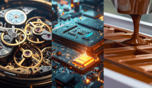 KI-generiertes Bild symbolisch für Branche "Industrie"